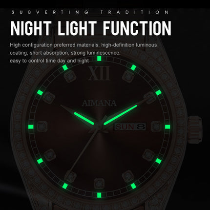 Log Series Diamond Disc Quartz Women's Watch