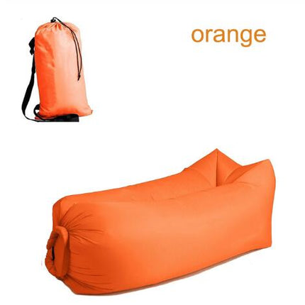 Outdoor Air Sofa Fast Inflatable Laybag Hangout Lounger Beach Air Bed Folding Sleeping Bag Lazy Sofa Lazy Air Sofa