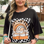 Black / 1X / 62%Polyester+32%Cotton+6%Elastane