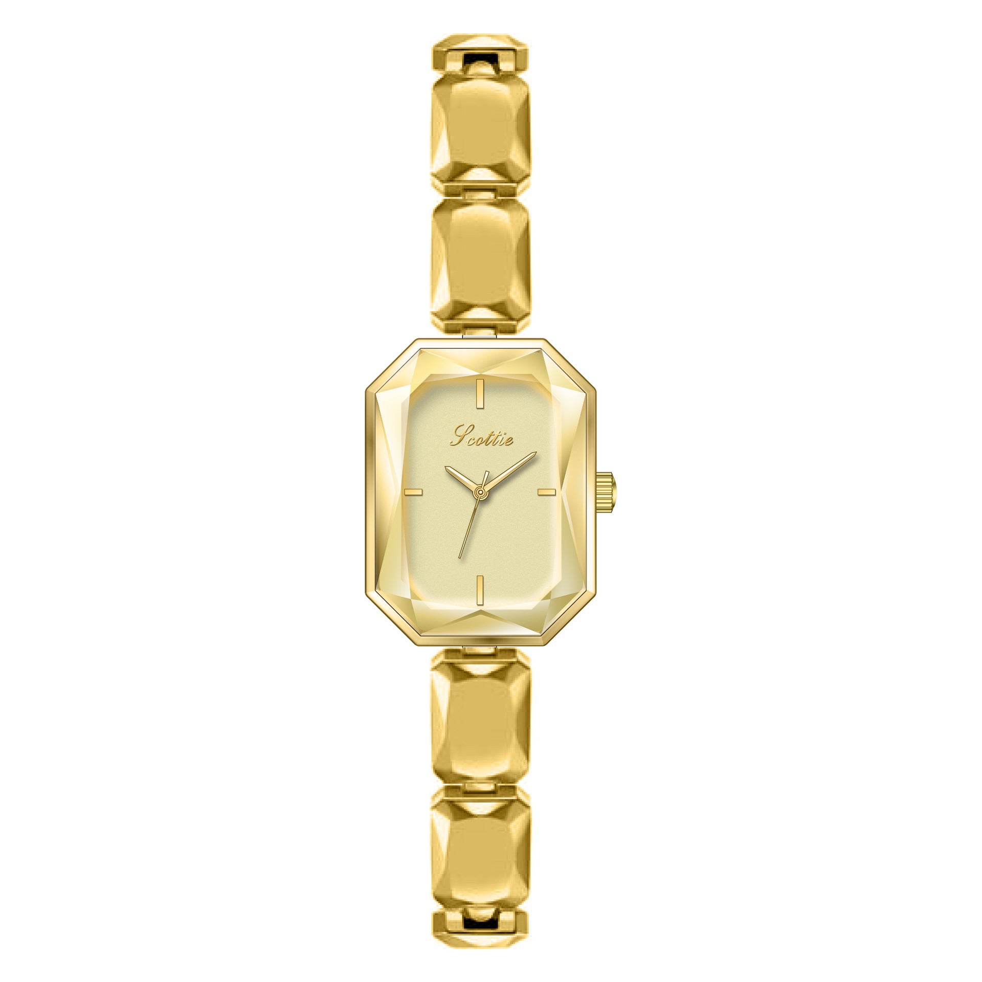 Bracelet Watch Cut Square Women's Small Square Watch