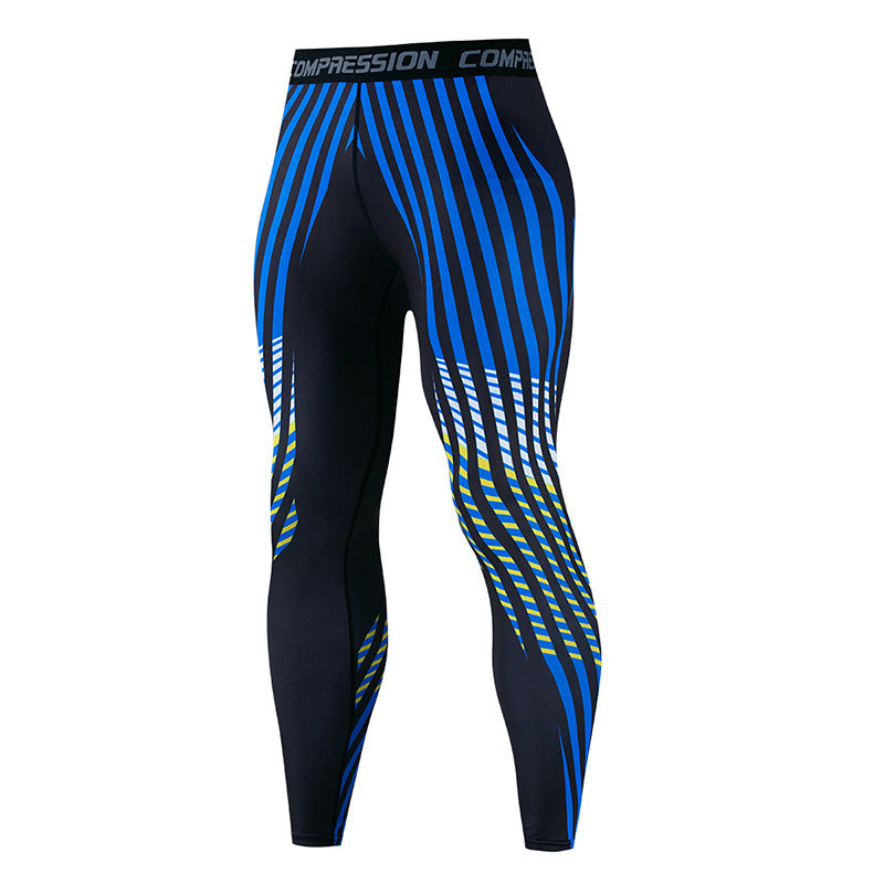 Sports Tight Trousers Men's Fitness Pants Quick-drying