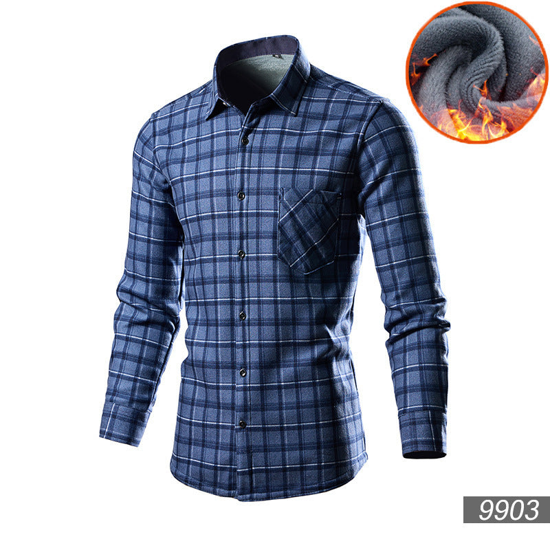 Men's Trendy Fleece-lined Thick Warm Trendy Shirt