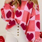 Pink / 1X / 50%Viscose+28%Polyester+22%Polyamide