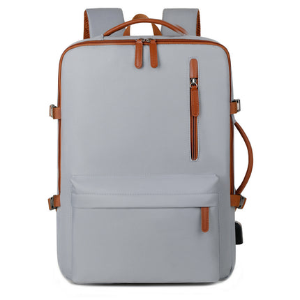 Business Travel Laptop Bag With Dual-Shoulder USB Charging Port