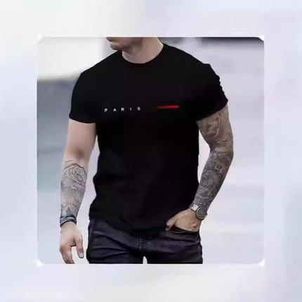 3d Printed Top Slim Fit Men