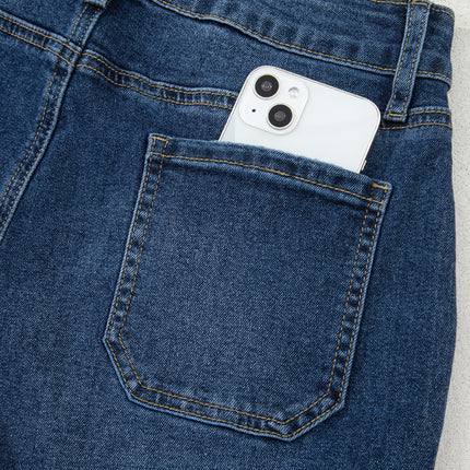 Ashleigh Blue Cropped High Rise Wide Leg Jeans