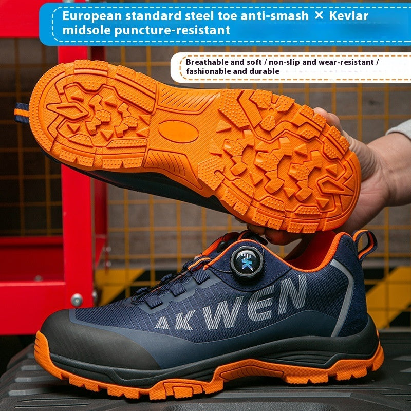 Men's Safety Shoes Anti-smashing And Anti-penetration Non-slip