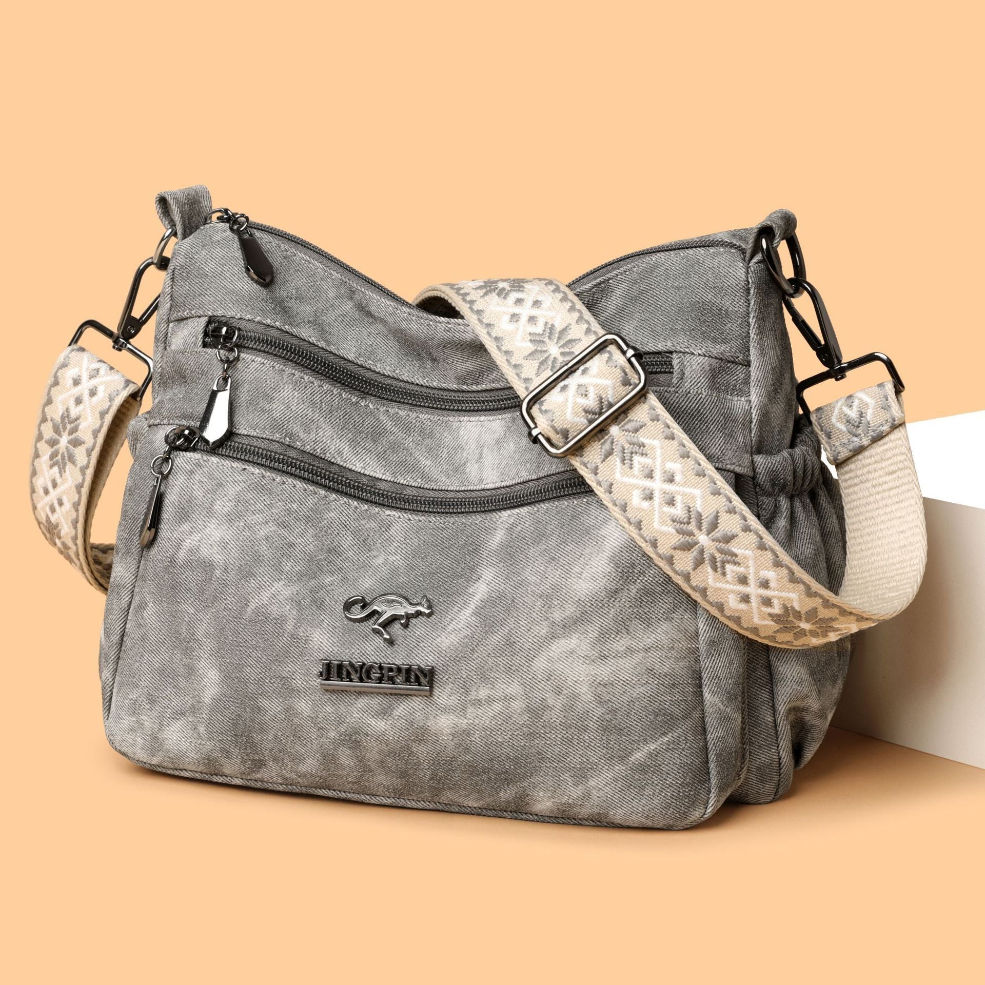 Fashion Shoulder Bag Women's Bag Large Capacity Soft Leather Textured Tote