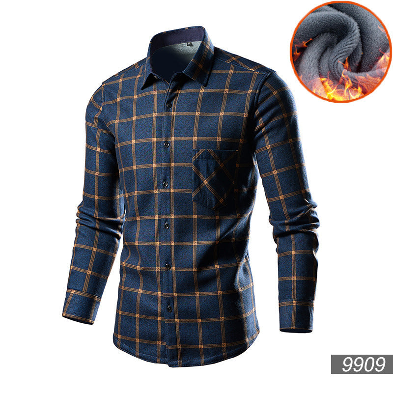 Men's Trendy Fleece-lined Thick Warm Trendy Shirt