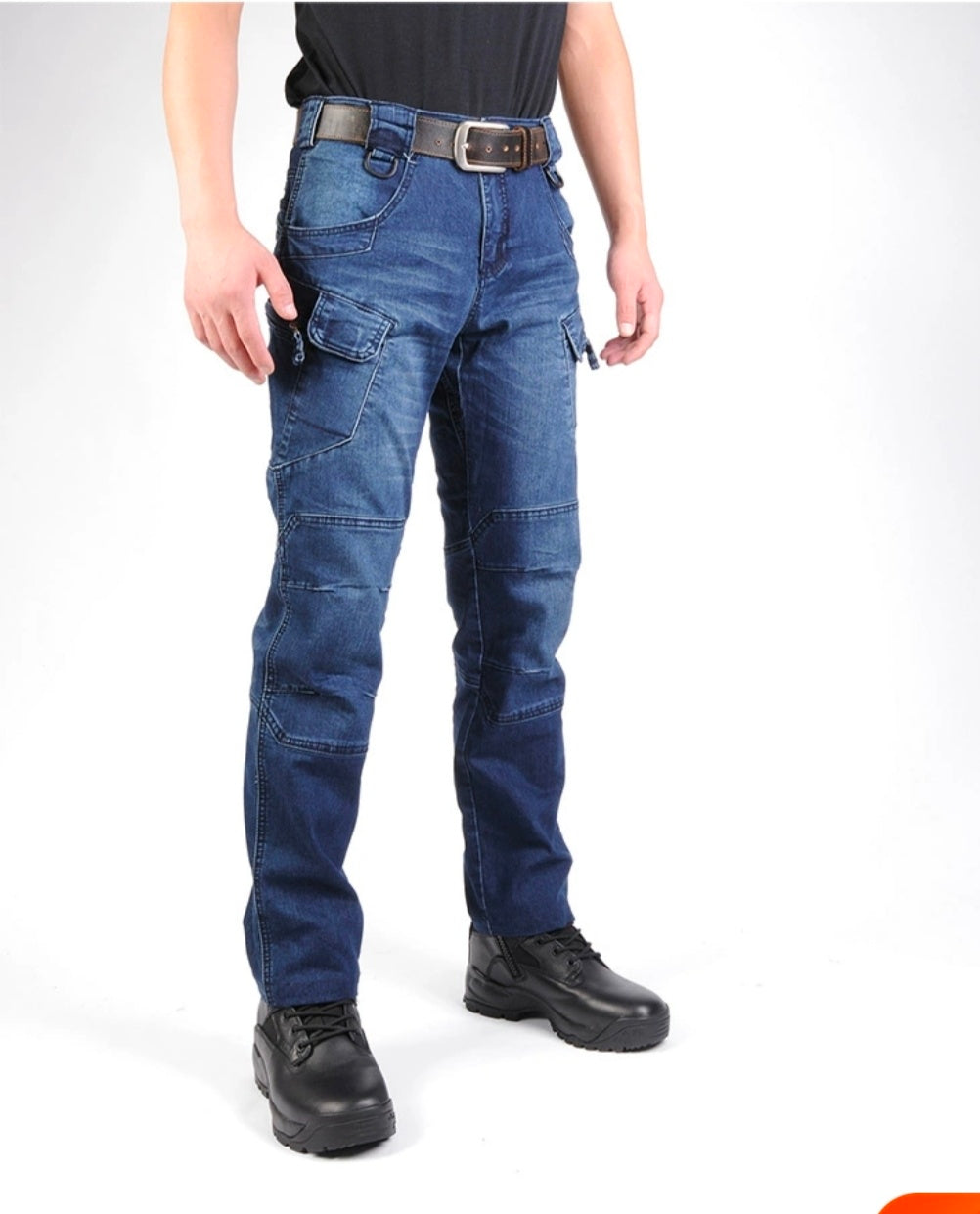 Tactical Jeans Straight Slim Training Men's Trousers