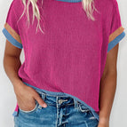 Bright Pink / S / 75%Polyester+20%Viscose+5%Elastane