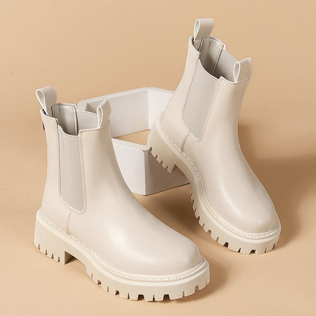 Summer Thin Platform Smoke Pipe Boots Martin