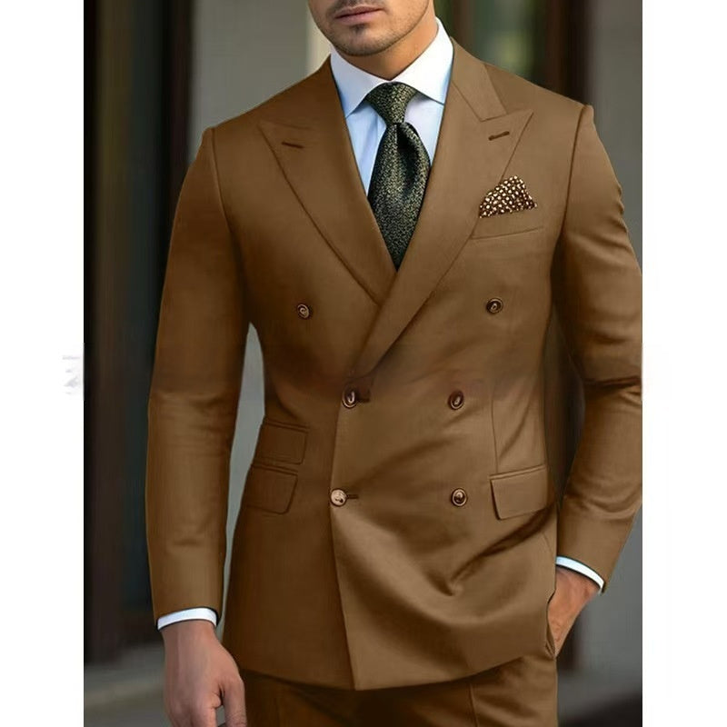 Men's Suit Set Leisure Business Two Pieces