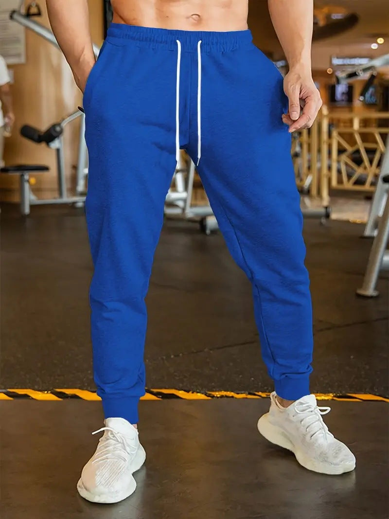 Linen Leisure Trousers Men's Elastic Lace Thin