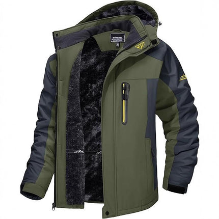 Casual Hooded Warm Cotton Coat Men