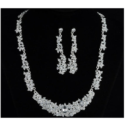 Womens Alloy Necklace And Earrings Two-Piece Set