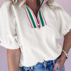 White / S / 97%Polyester+3%Elastane