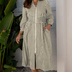 Black Stripe / S / 60%Polyester+35%Cotton+5%Elastane