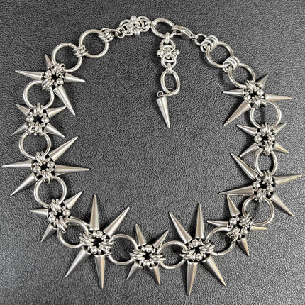 Niche Punk Heavy-duty Bracelet And Necklace