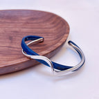 Silver Blue Black