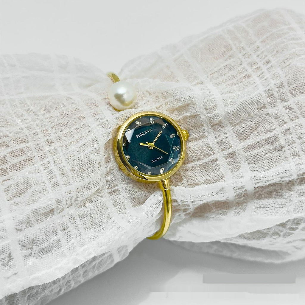 Women's High-grade Simple Pearl Bangle Watch High-grade Watch