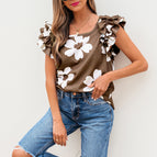 Brown / S / 97%Polyester+3%Elastane
