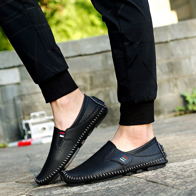 Four Seasons Gommino Driving Leather Shoes Casual Fashion