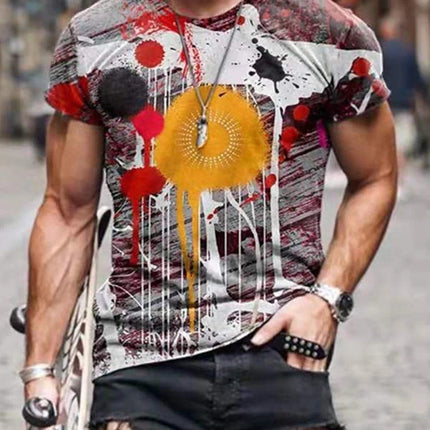 Men's Printed Short-sleeved T-shirt
