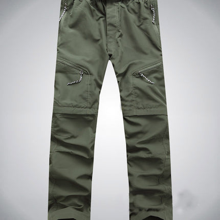 Outdoor Sports Detachable Two-piece Mountaineering Quick-dry Pants