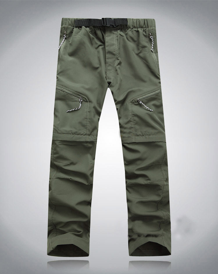 Outdoor Sports Detachable Two-piece Mountaineering Quick-dry Pants