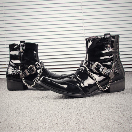 European And American Western Style Martin Boots Pointed Toe