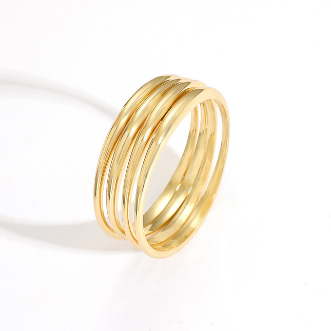 Vintage Wide Plain Ring Bracelet That Goes With Everything