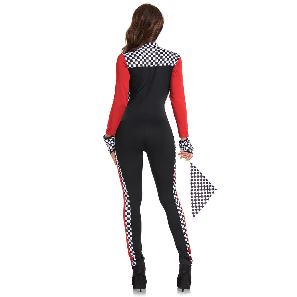Nightclub Lead Dance Motorcycle Girl Racing Suit