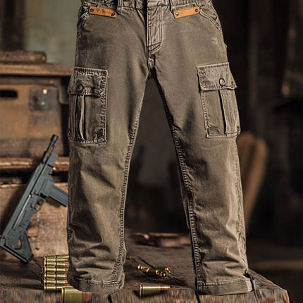 Punk Men's Vintage Work Pants