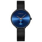 Black With Blue Surface