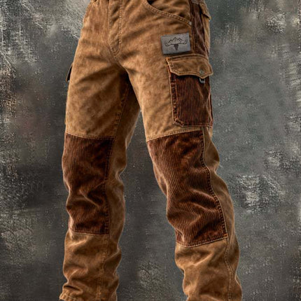Punk Men's Vintage Work Pants
