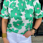 Green / S / 97%Polyester+3%Elastane