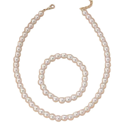 Light-luxury Fashionable Three-piece Set Necklace Bracelet And Earrings