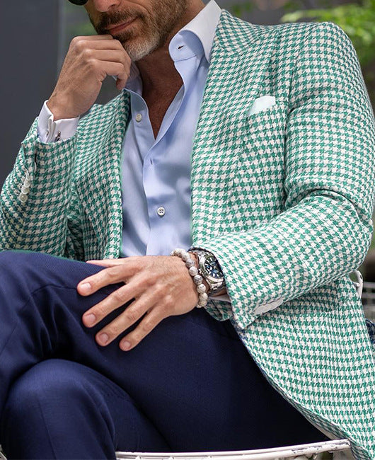 Men's Two-button Large Pocket Suit Jacket