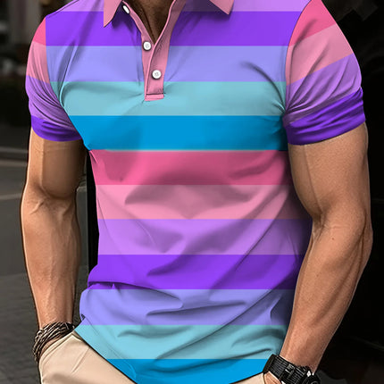 Fashion Digital Printing Men's Business Casual Top
