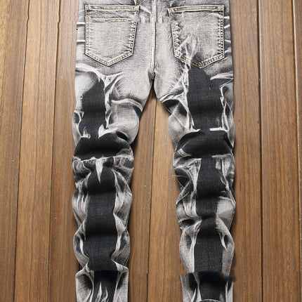 Slim Fit All-match Gray Men's Comfortable