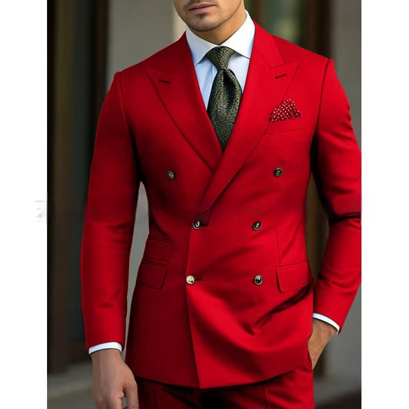 Men's Suit Set Leisure Business Two Pieces