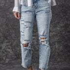 Sky Blue / 6 / 93%Cotton+5%polyester+2%Elastane