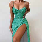 Green Floral No.2 / 2XL