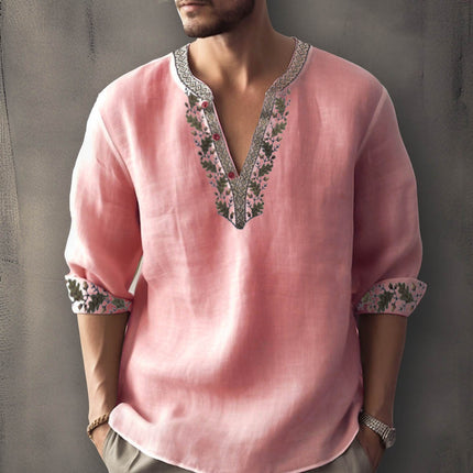 European And American 3D Digital Thermal Transfer Short Sleeve Shirt