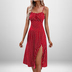 Burgundy Polka Dot / 2XL