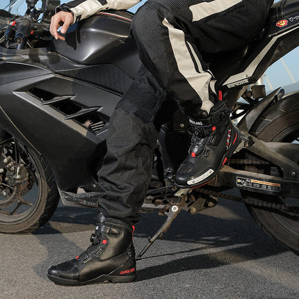 Men's Knight Motorcycle Shoes Waterproof Non-slip