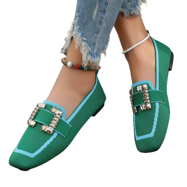 Vintage Suede Round Head Spring Loafers Gommino