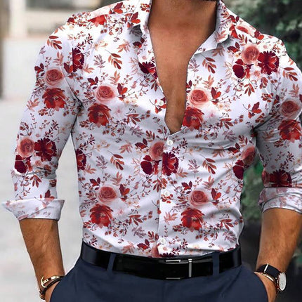 Men's Long-sleeved Shirt Spring And Autumn New
