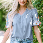 Beau Blue / S / 58%Viscose+37%Polyester+5%Polyamide